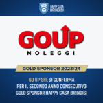 Go Up srl si conferma per il secondo anno consecutivo Gold Sponsor Happy Casa Brindisi
