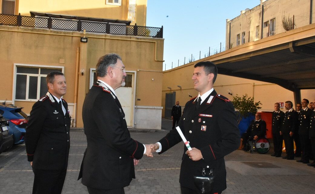 Il Comandante della Legione Carabinieri “Puglia” Stefano Spagnol in visita al Comando Provinciale di Brindisi
