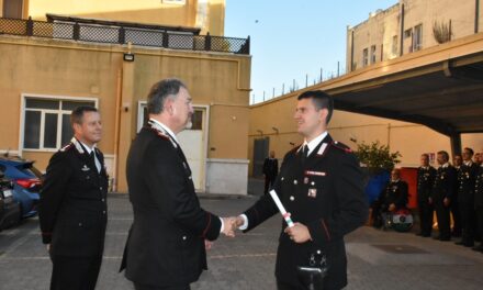 Il Comandante della Legione Carabinieri “Puglia” Stefano Spagnol in visita al Comando Provinciale di Brindisi