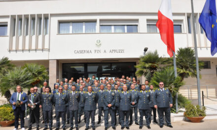GDF Brindisi,il Generale di Divisione Fabrizio Toscano in visita al Comando Provinciale