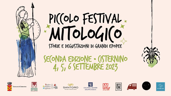 Cisternino, il Piccolo Festival Mitologico va in scena dal 4 al 6 settembre