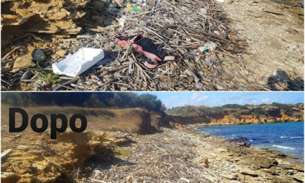 Rifiuti sulla litoranea di Brindisi, rimossi 1500 Kg di spazzatura dai volontari di Puliamoilmarebrindisi dalla spiaggia di Giancola