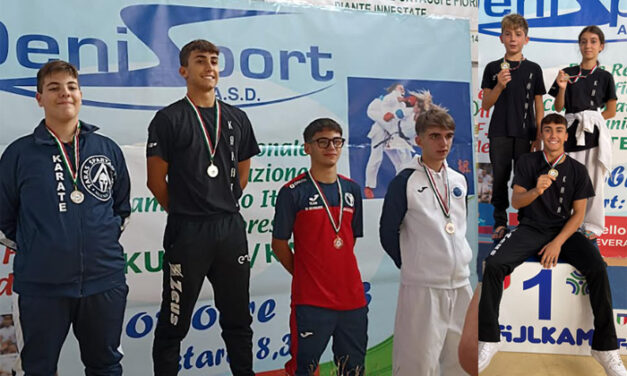 Metropolitan Karate Brindisi, ai Campionati Italiani Juniores nel Gran Premio Giovanissimi un ottimo esordio
