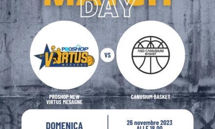 New Virtus Mesagne torna in campo contro la Canasium Basket