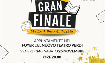 “Giallo e Nero di Puglia”: al Verdi il gran finale del festival letterario
