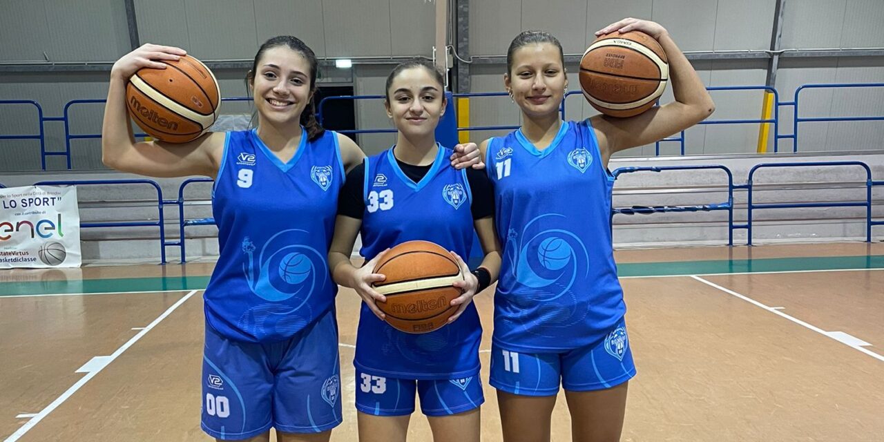 Tre ragazze della Polisportiva Bozzano Basket selezionate per il torneo nazionale “Lazio in Pink”