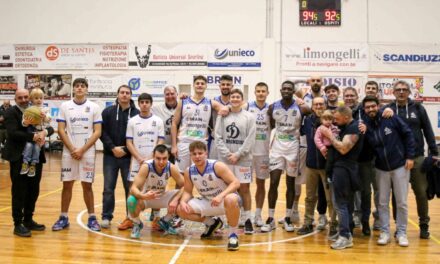 Dinamo Basket Brindisi torna alla vittoria trascinata dai 38 punti di Staselis