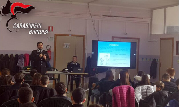 Oria, i Carabinieri incontrano gli studenti della Scuola Primaria