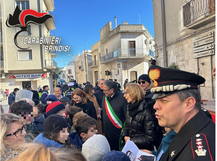Ceglie Messapica, cerimonia di commemorazione del Carabiniere Ausiliario M.O.V.M. Angelo Petracca