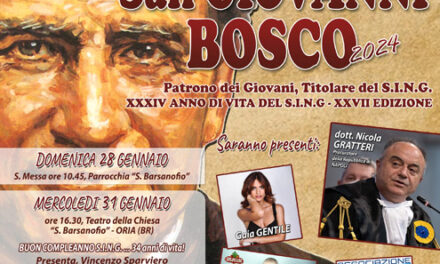 Oria, Festa di San Giovanni Bosco, resi noti i nomi di tutti gli ospiti della XXVII edizione