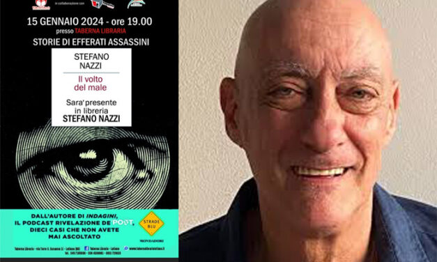 Alla Taberna Libraria di Latiano arriva Stefano Nazzi, il giornalista e podcaster presenterà il suo libro “Il volto del Male”