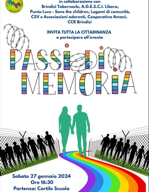 Passi di Memoria, la marcia della Pace organizzata dall’Istituto Comprensivo Bozzano-Centro