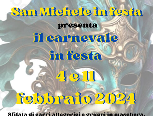 San Michele Salentino, “Carnevale inFesta”, maschere, carri allegorici e tanto divertimento per tutti dal 4 febbraio