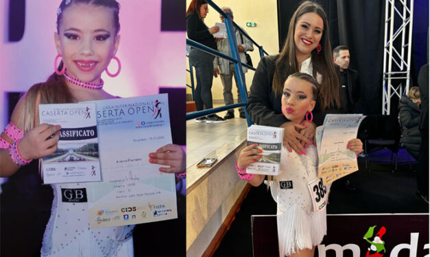 A 7 anni Arianna Fischetto della Asd Studio Dance Brindisi trionfa ai Caserta Open 2024