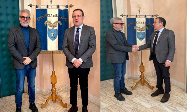 Brindisi, il Presidente della Provincia Matarrelli incontra il nuovo Questore Lionetti