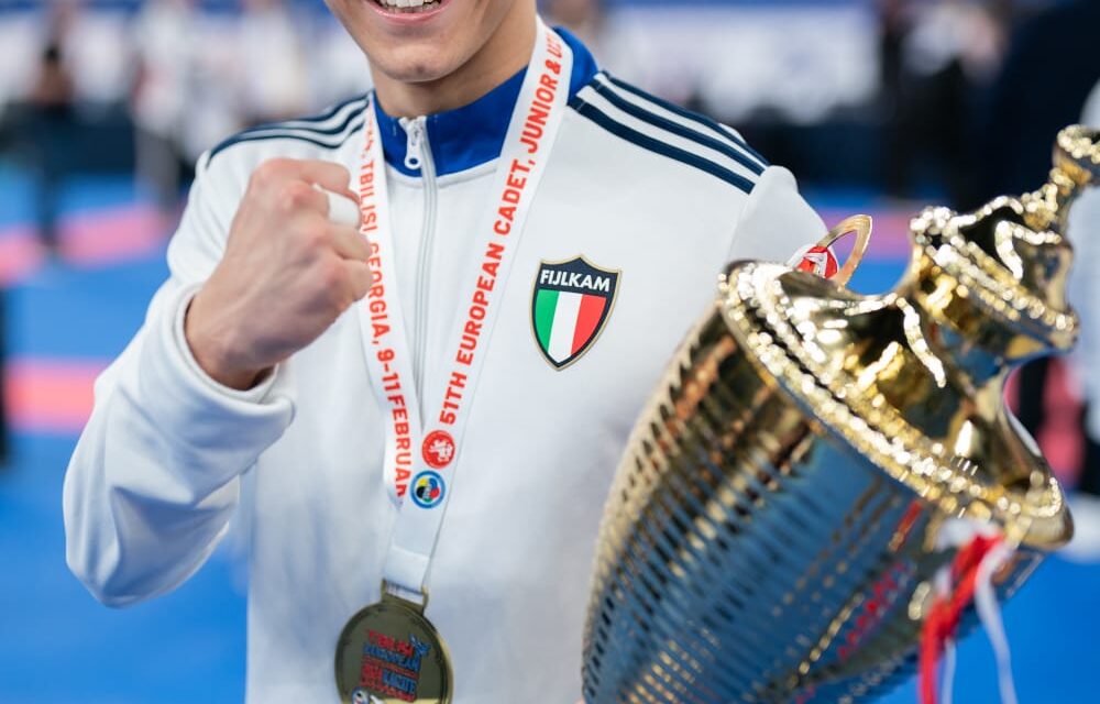 Karate, strepitoso in Georgia, Sergi Francesco è Campione Europeo