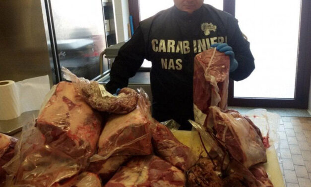 Carenze igieniche e sanitarie a Brindisi i Nas sequestrano 60 kg di carne e chiudono una panetteria