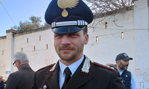 Fasano, promozione a Capitano per il carabiniere Diego Rea