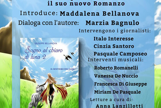 Carovigno, domenica 10 marzo presentazione del libro ‘Sogno al Chiaro di Luna 2’ di Giuseppe Bellanova