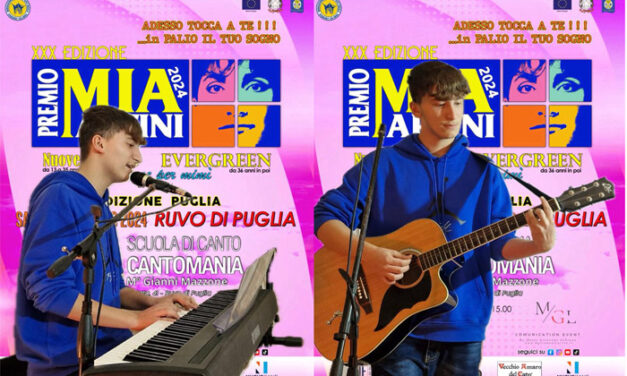 Da Erchie in Calabria a Scalea per la fase finale del premio “Mia Martini” 2024, il sogno del 14enne Federico Di Pietrangelo