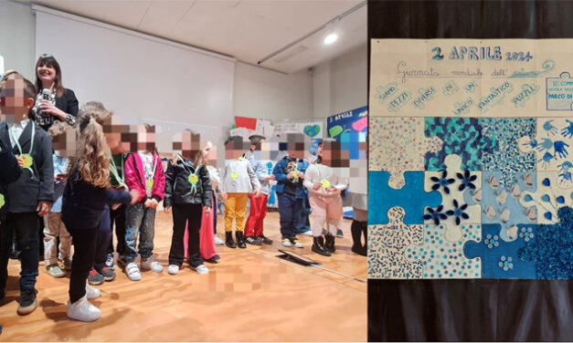 Giornata mondiale per la Consapevolezze sull’autismo, le classi del plesso “Parco Di Giulio” dell’IC “Commenda” vincitrici del concorso “Nel blu dipinto di blu”