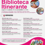 Leggere alla pari, a Brindisi la Biblioteca Itinerante Edizioni La Meridiana dal lunedì 27 al 31 maggio presso Palazzo Nervegna