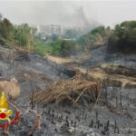 Incendio nei pressi del Parco “Di Giulio” Epifani (Casa dei moderati): “Urge riflessione seri su parchi e aree verdi della città”