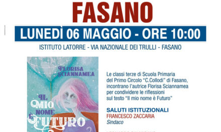 Al via a Fasano il progetto «Legalitria», l’amministrazione dona un libro agli alunni