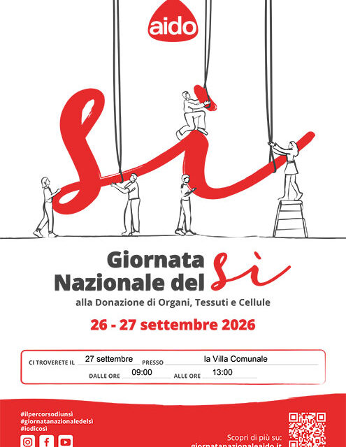 A.I.D.O. celebra la Giornata Nazionale del SI: a Mesagne un appuntamento di sensibilizzazione e solidarietà