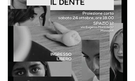 “Il dente”, dal corso di recitazione al set: sabato 24 ottobre la presentazione del corto degli allievi di FUTURA